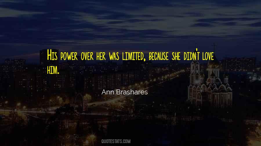 Ann Brashares Quotes #70191