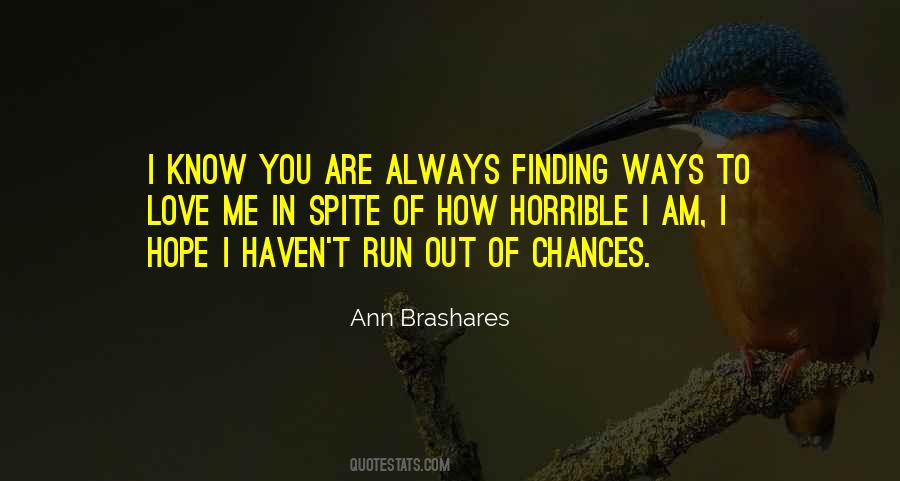 Ann Brashares Quotes #78671