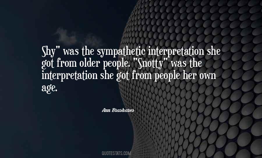 Ann Brashares Quotes #94050