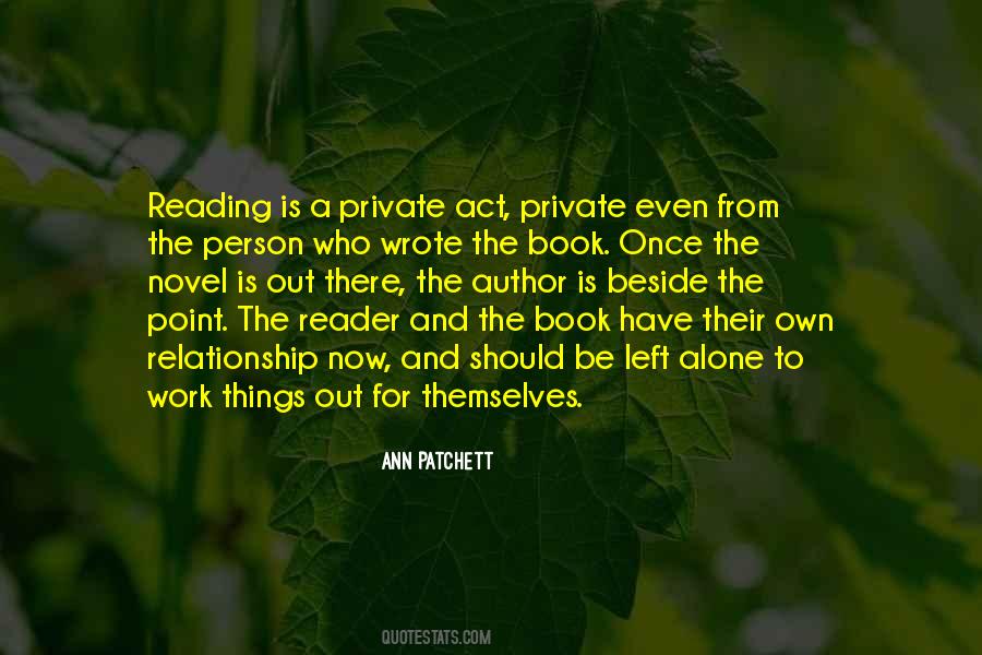 Ann Patchett Quotes #35269