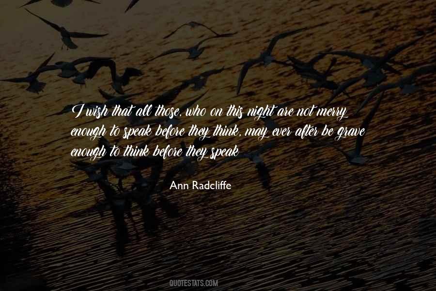 Ann Radcliffe Quotes #343709