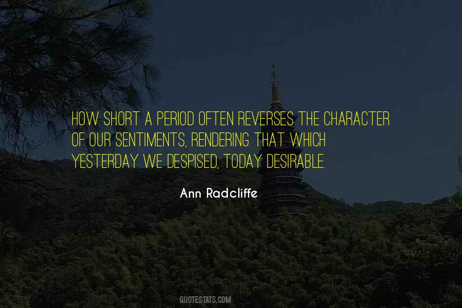 Ann Radcliffe Quotes #517248