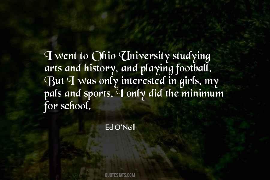 Quotes About Sports And School #1681990