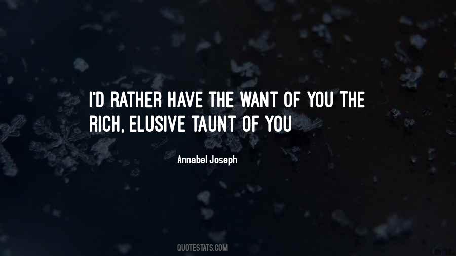 Annabel Joseph Quotes #1363394