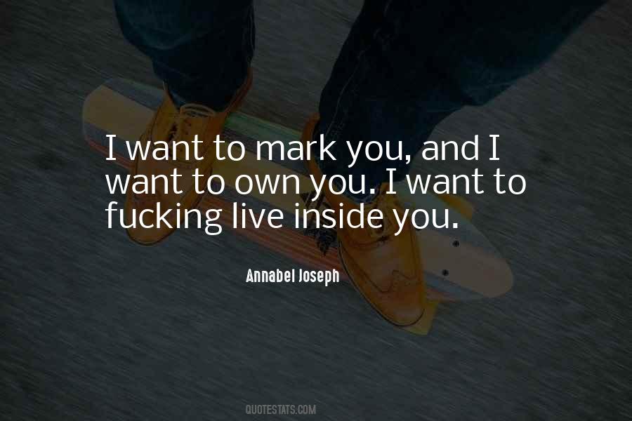 Annabel Joseph Quotes #995016