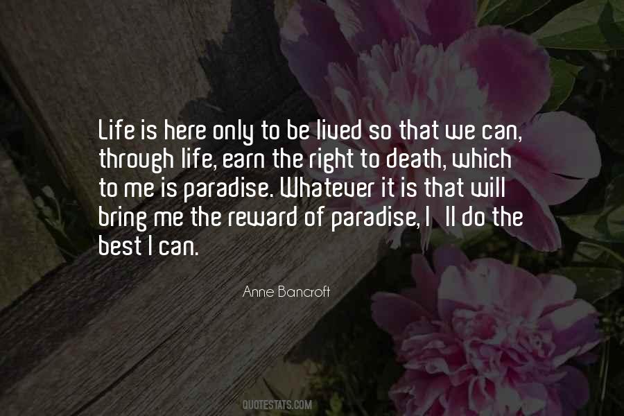 Anne Bancroft Quotes #1473453