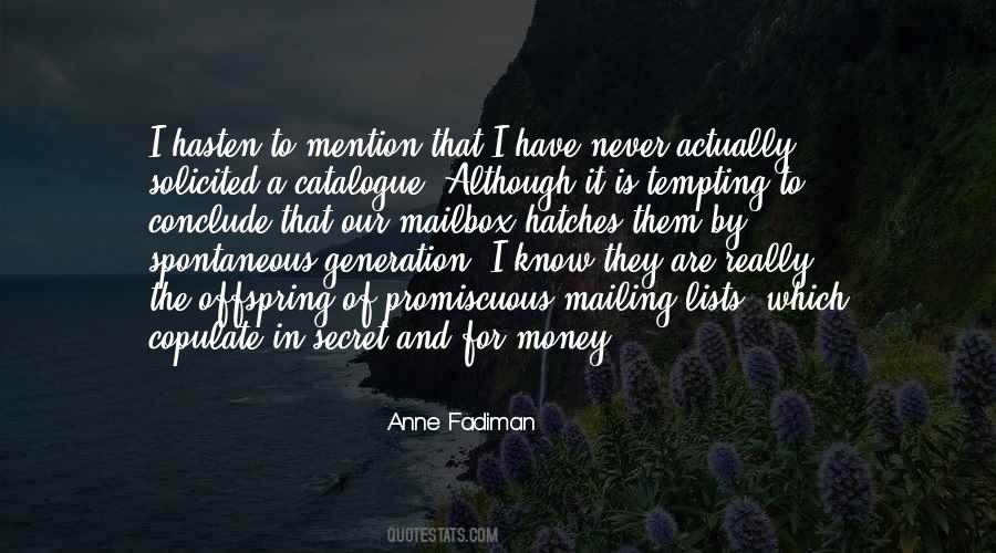 Anne Fadiman Quotes #1816068