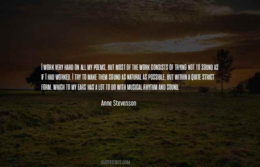 Anne Stevenson Quotes #1236087