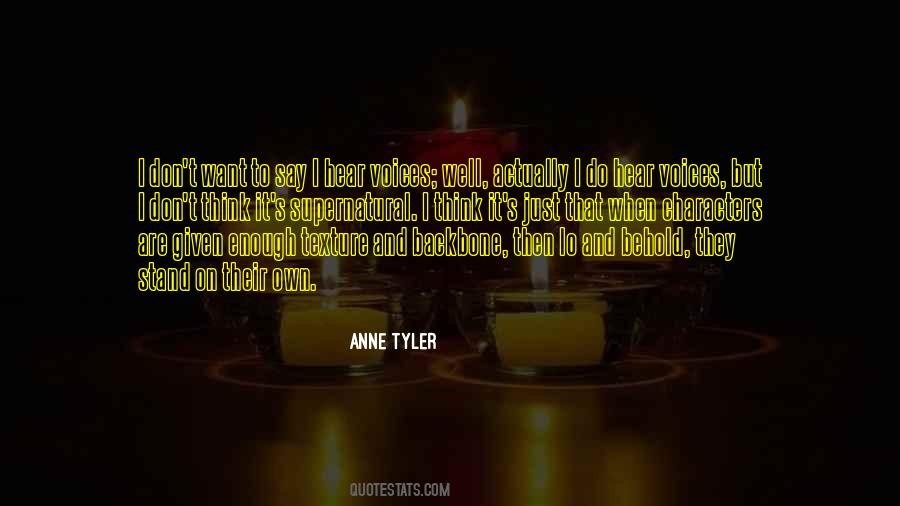 Anne Tyler Quotes #4872