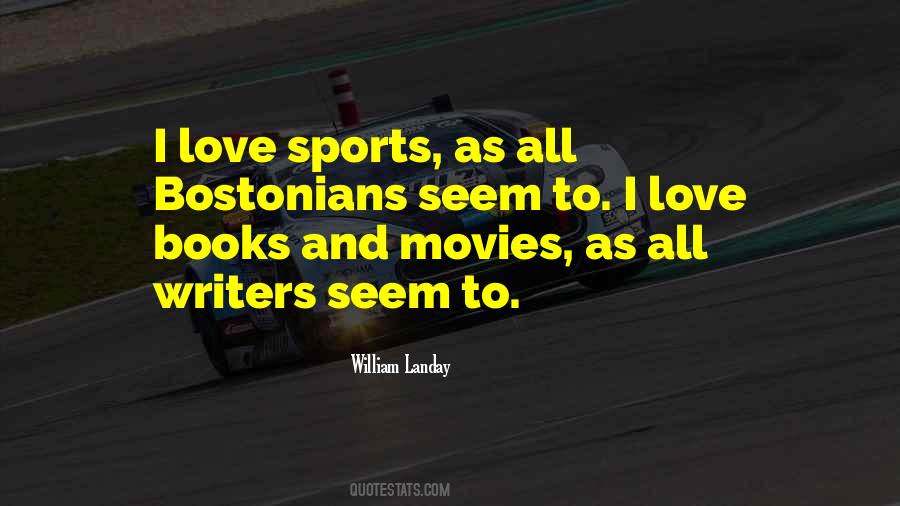 Quotes About Sports And Love #107536