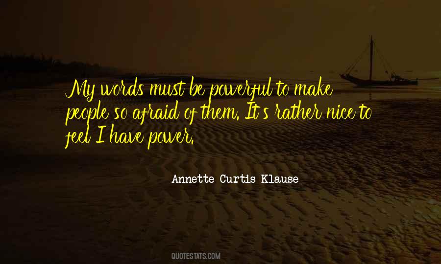 Annette Curtis Klause Quotes #986151