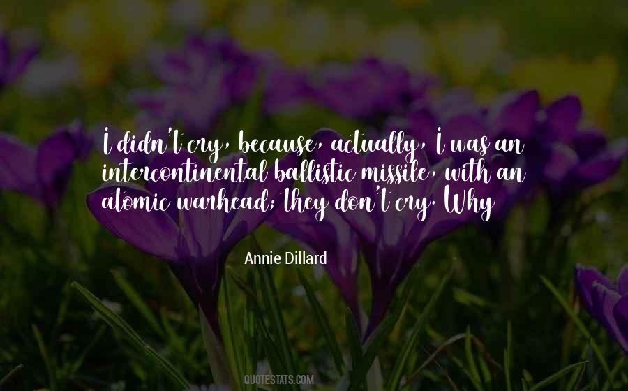 Annie Dillard Quotes #2428