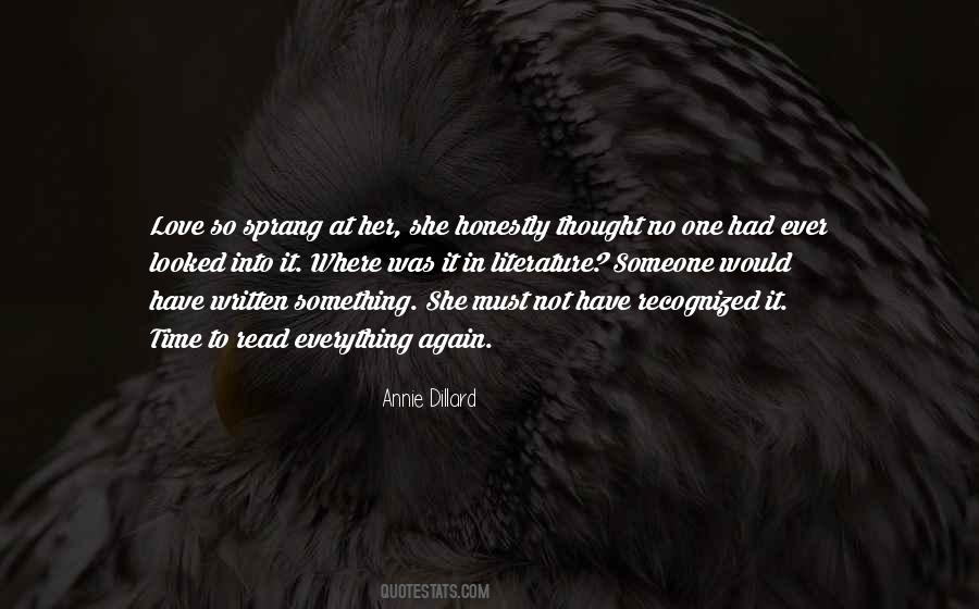 Annie Dillard Quotes #314558