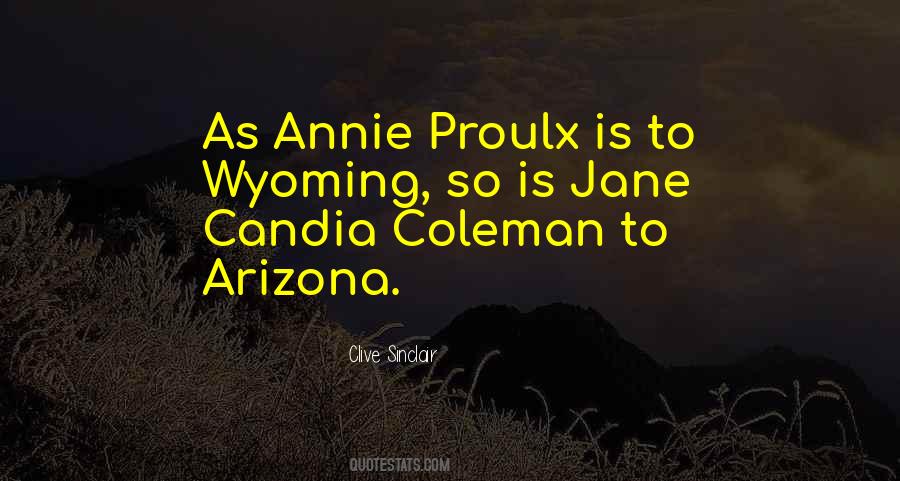 Annie Proulx Quotes #497090