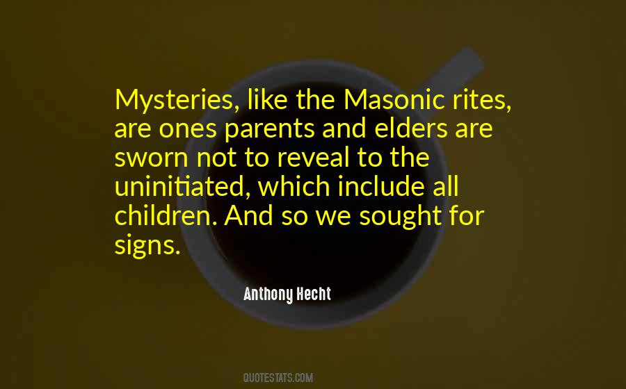 Anthony Hecht Quotes #1506267