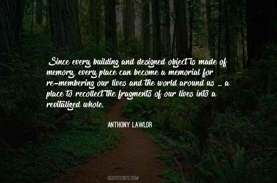 Anthony Lawlor Quotes #1319116