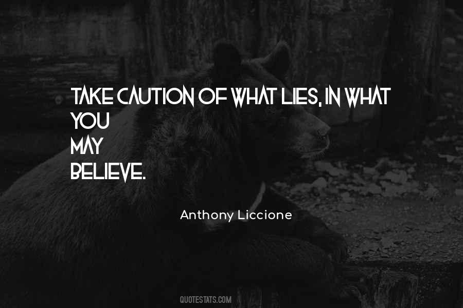 Anthony Liccione Quotes #339809