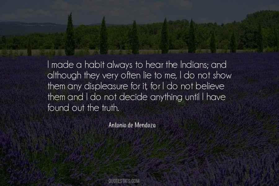 Antonio De Mendoza Quotes #252230