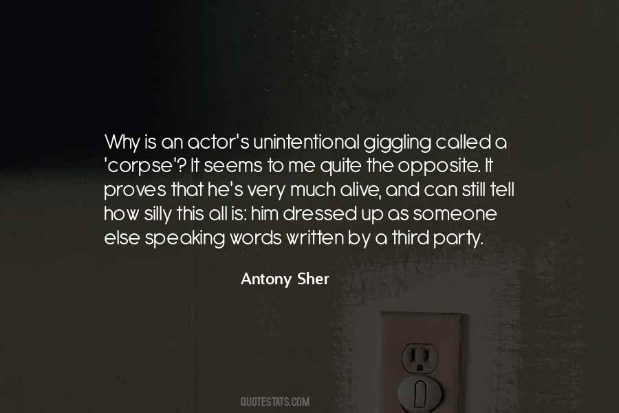 Antony Sher Quotes #358939