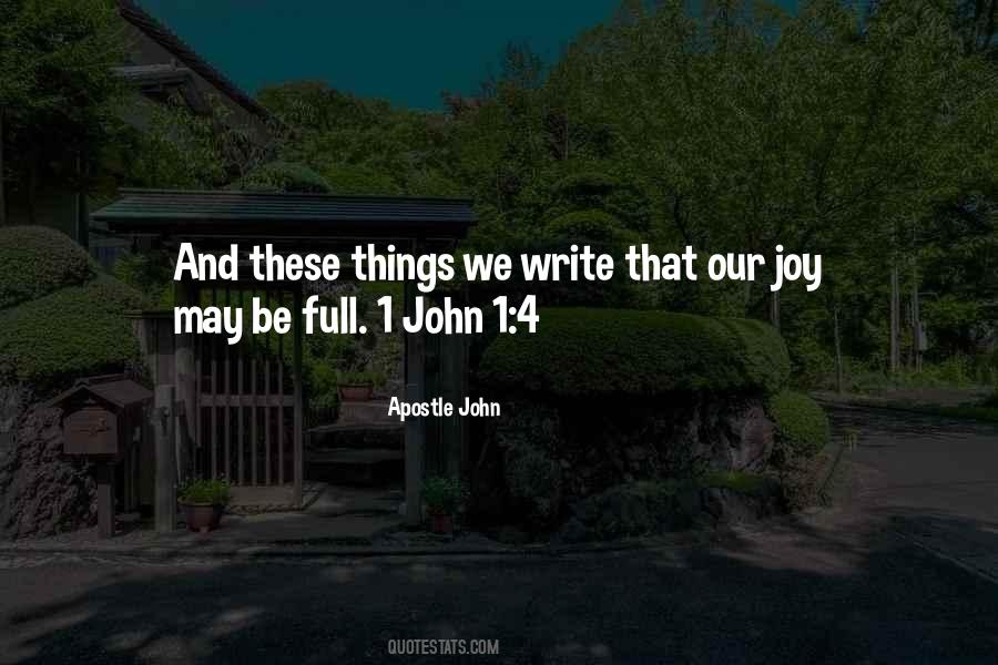 Apostle John Quotes #495287