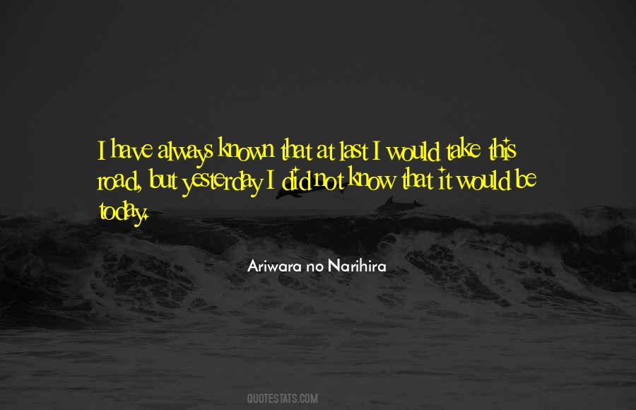 Ariwara No Narihira Quotes #1398867