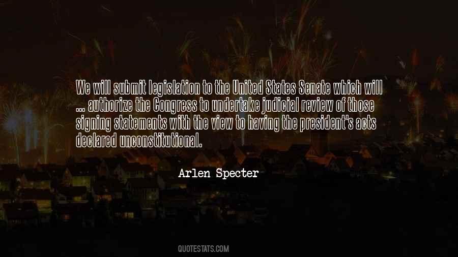 Arlen Specter Quotes #1178254