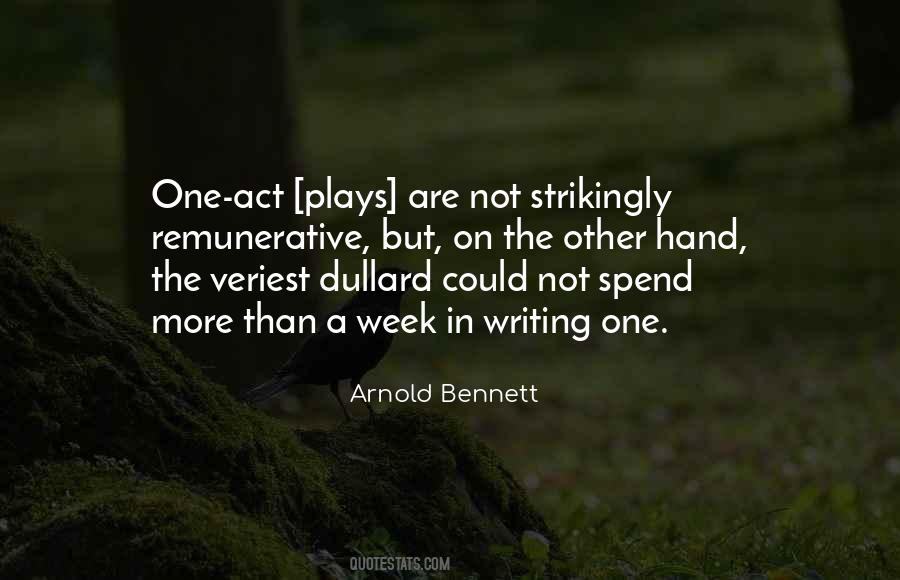 Arnold Bennett Quotes #54711