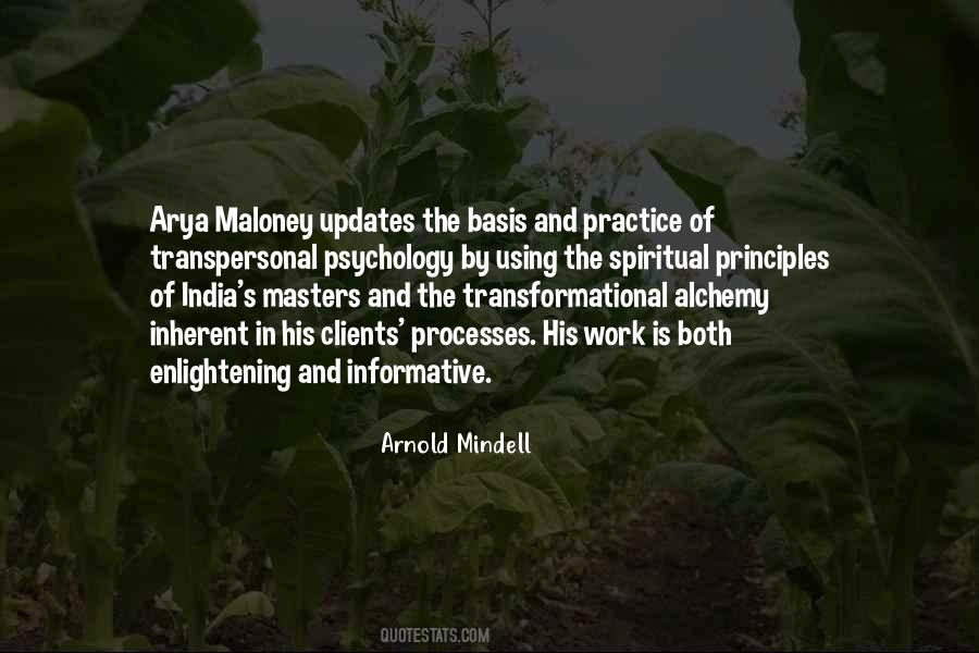 Arnold Mindell Quotes #1612413