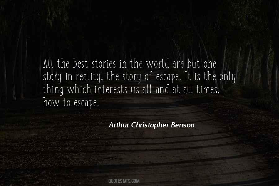 Arthur Christopher Benson Quotes #1090901