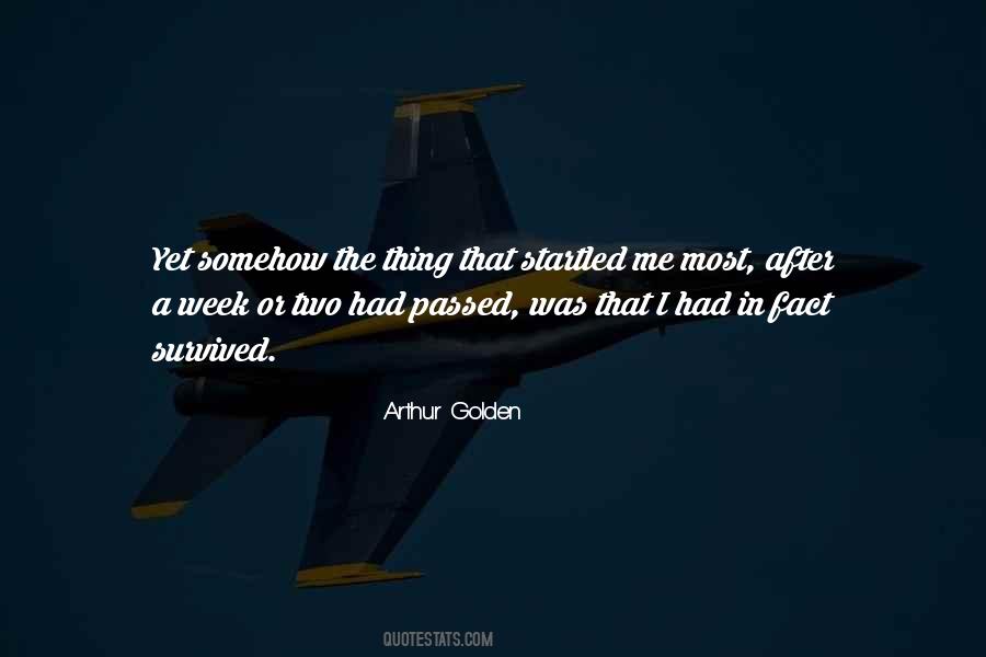 Arthur Golden Quotes #113606