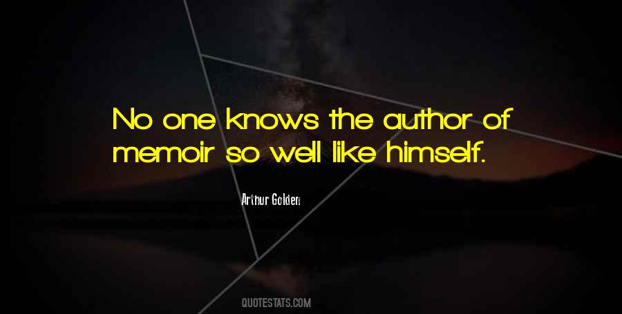 Arthur Golden Quotes #624311