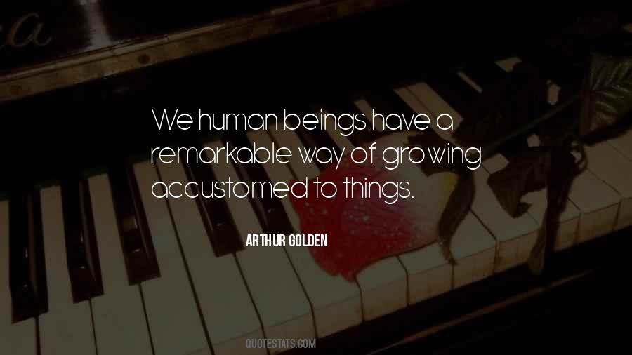 Arthur Golden Quotes #83194