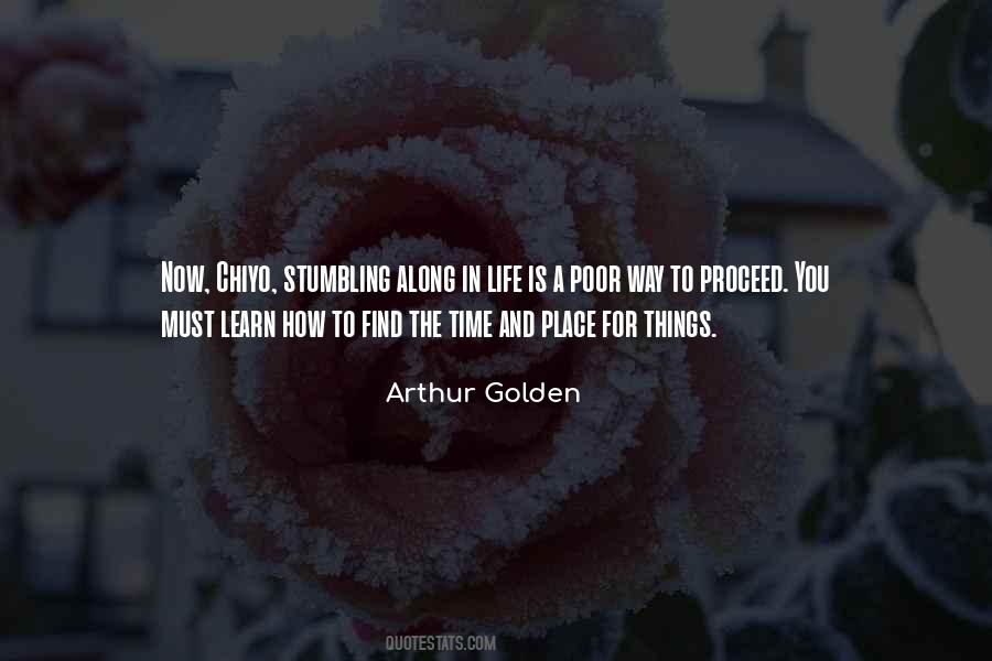 Arthur Golden Quotes #887992