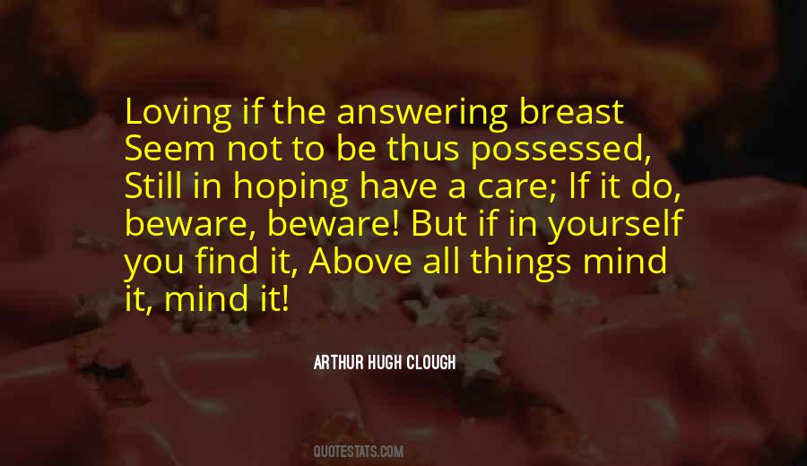 Arthur Hugh Clough Quotes #1464814