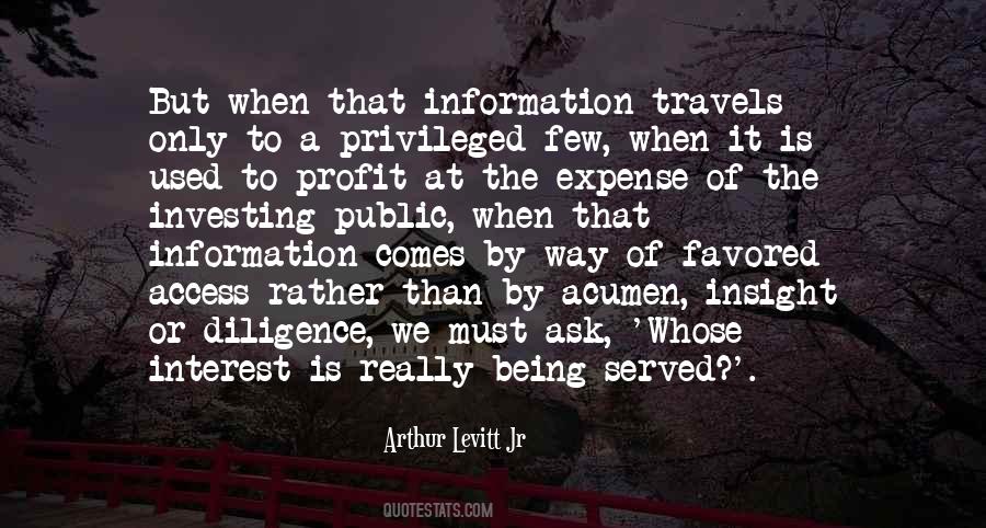 Arthur Levitt Quotes #1066825