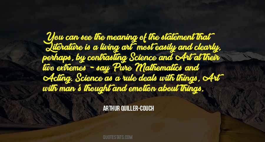Arthur Quiller-couch Quotes #887314