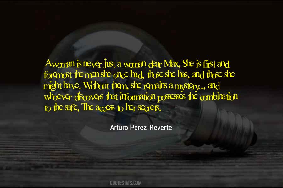 Arturo Perez Reverte Quotes #1692867