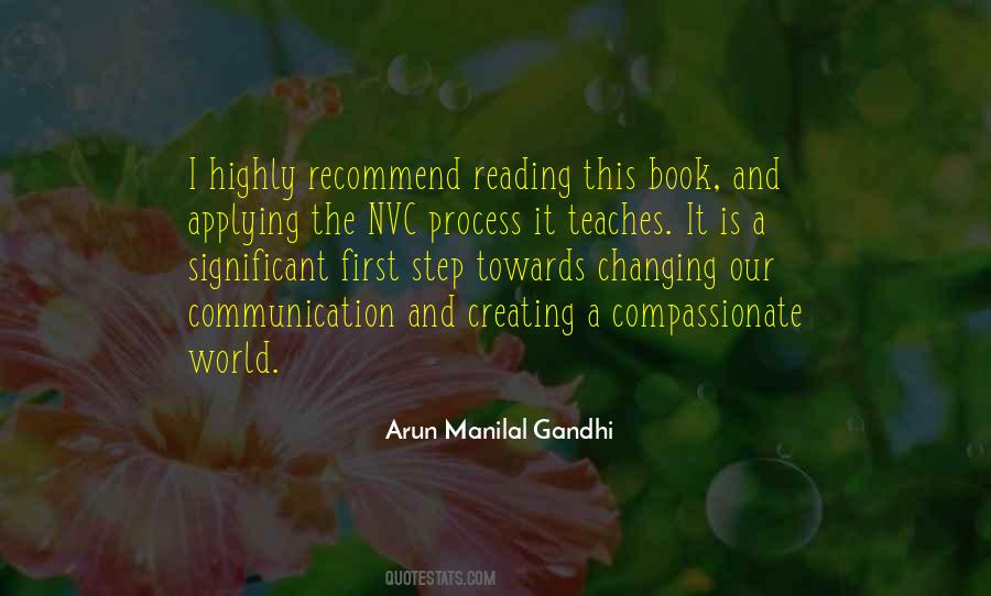 Arun Manilal Gandhi Quotes #1581723