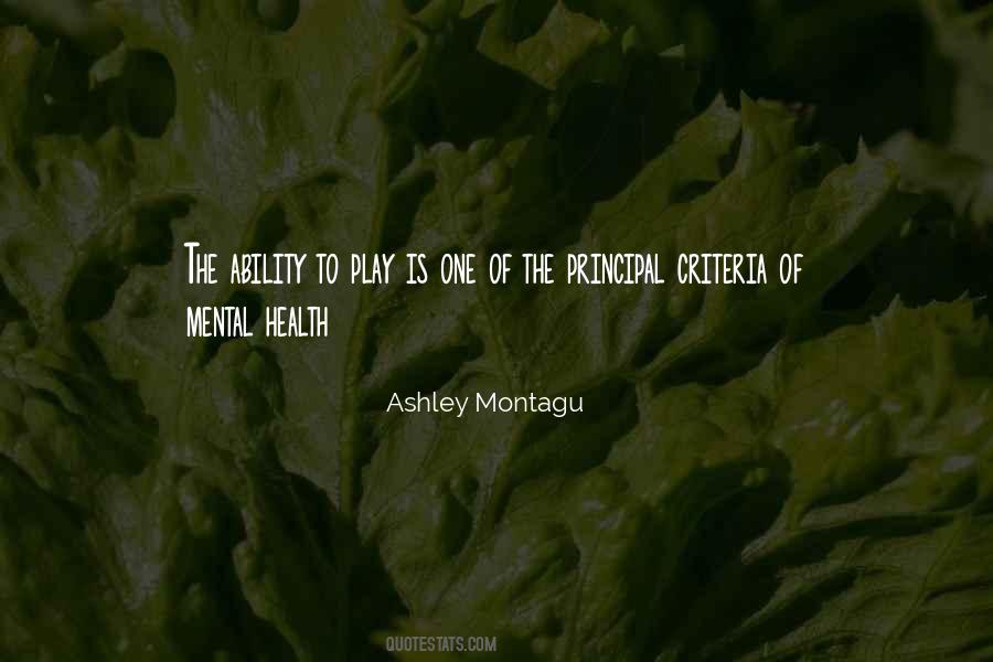 Ashley Montagu Quotes #974256