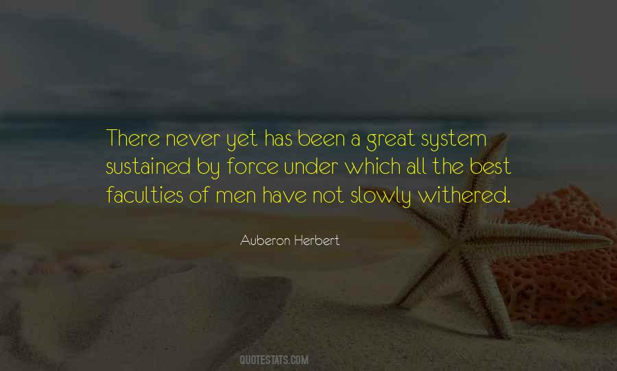 Auberon Herbert Quotes #621095