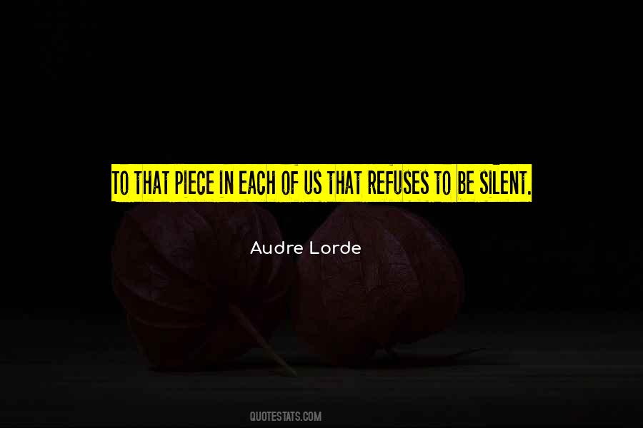 Audre Lorde Quotes #106358