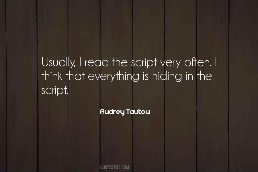 Audrey Tautou Quotes #1635110