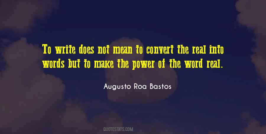 Augusto Roa Bastos Quotes #1714033