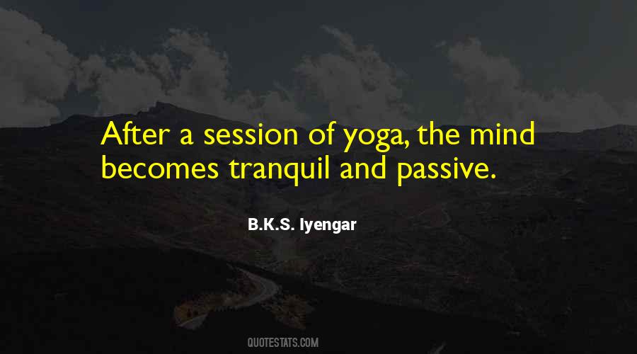 B K S Iyengar Quotes #246784
