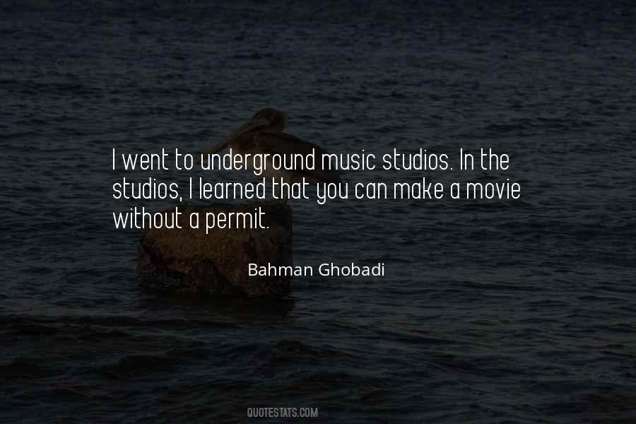 Bahman Ghobadi Quotes #424100