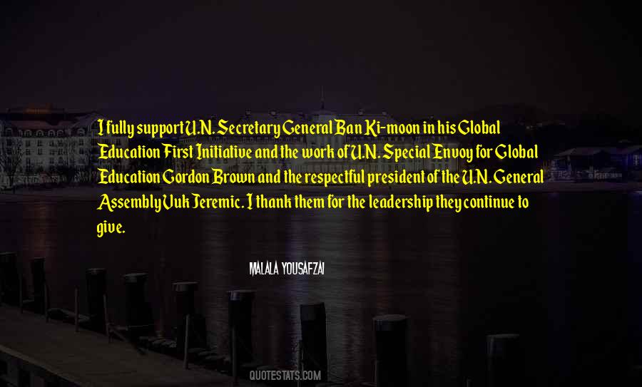 Ban Ki Moon Quotes #114230