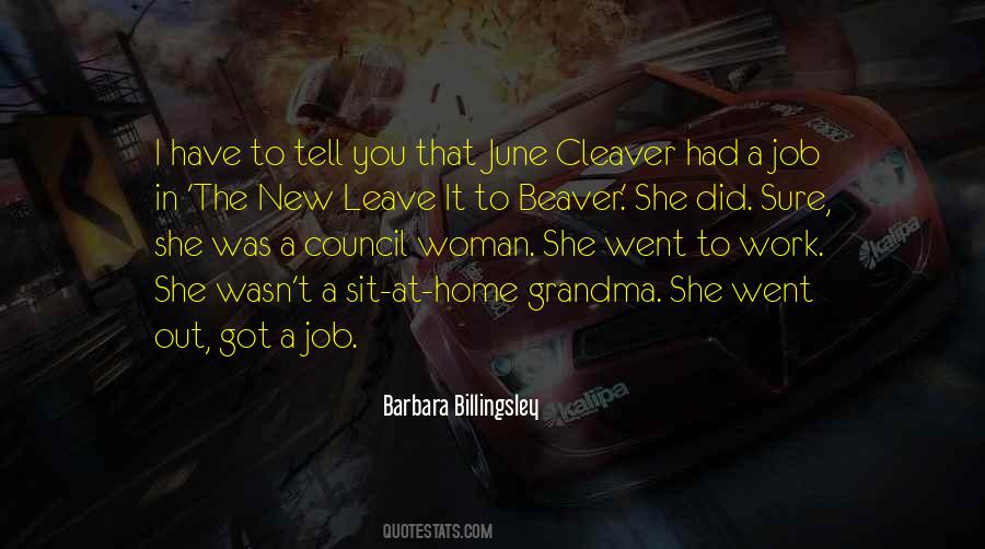 Barbara Billingsley Quotes #781492