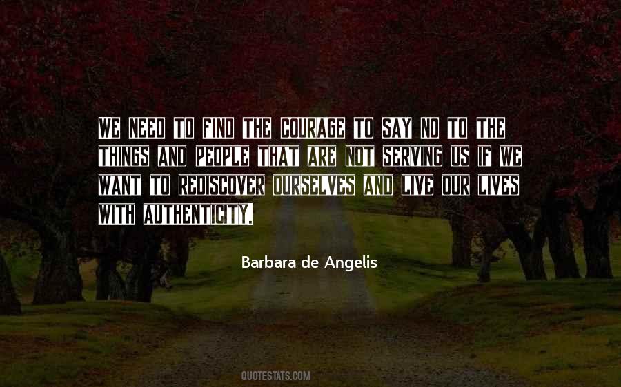 Barbara De Angelis Quotes #1736727