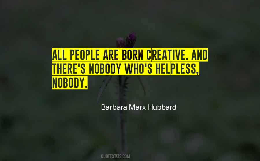 Barbara Marx Hubbard Quotes #167362