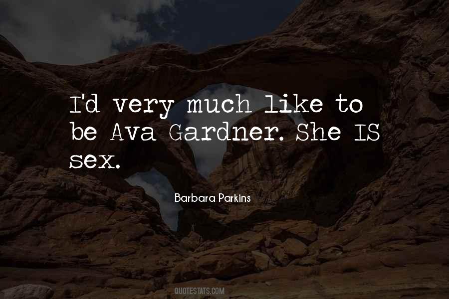 Barbara Parkins Quotes #1454708